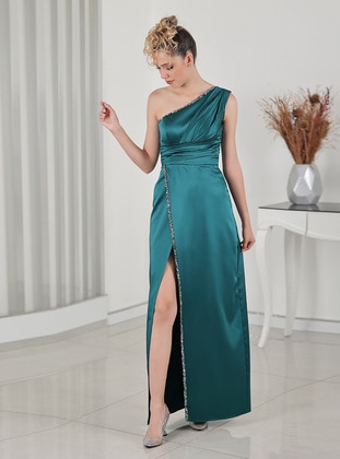 Emerald - Unlined - Modest Evening Dress - Rana Zenn