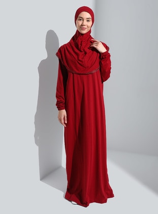 Burgundy - Unlined - Prayer Clothes - AHUSE