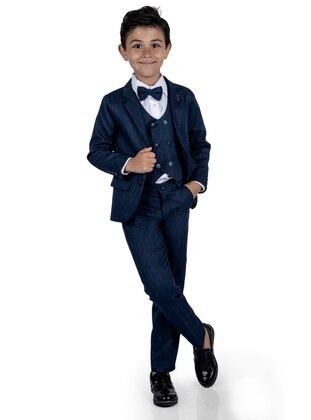 Navy Blue - Boys` Suits - MNK Baby