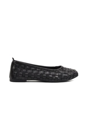 Black - Flat Shoes - Aspor
