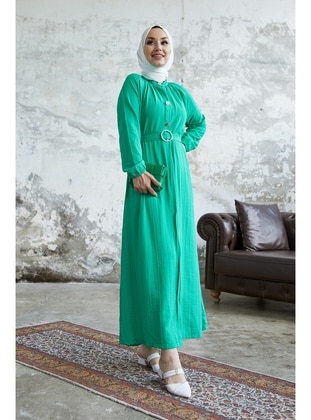 Green - Modest Dress - InStyle