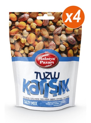 Salted Mixed Almond Nuts 4 x 125 gr