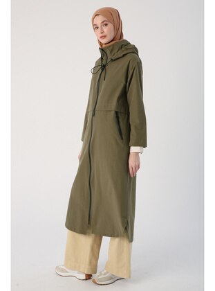Green - Trench Coat - ALLDAY