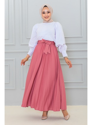 Powder Pink - Skirt - Moda Ebva