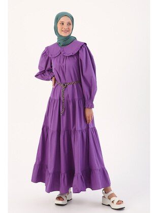 Purple - Modest Dress - ALLDAY
