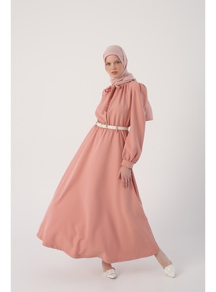 Powder Pink - Modest Dress - ALLDAY