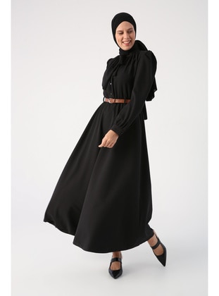 Black - Modest Dress - ALLDAY