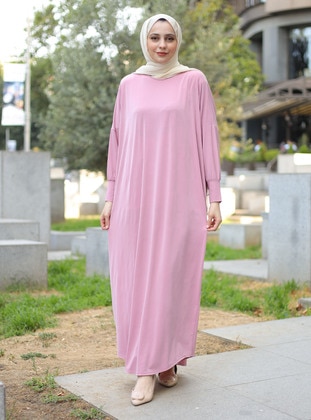 Pink - Modest Dress - ZENANE