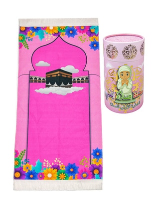 Pink - 150gr - Prayer Mat for Children - İhvanonline