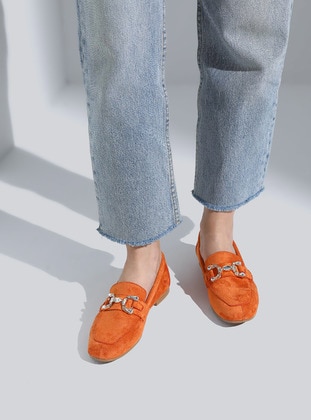 Casual - Orange - Casual Shoes - Dilipapuç