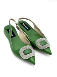 Green - High Heel - Evening Shoes