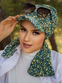 زيتي - من لون واحد - حجابات جاهزة