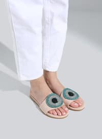 Beige - Sandal - Slippers
