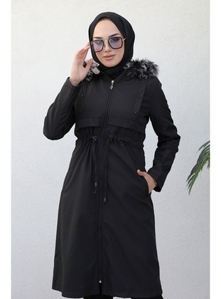 Black - Puffer Jackets - Bestenur