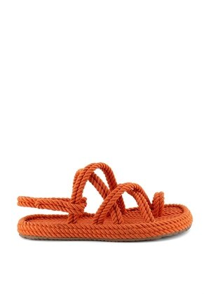 Orange - Sandal - Ayakkabı Fuarı