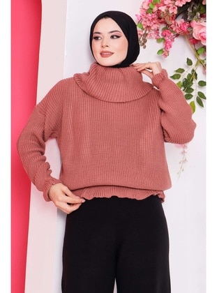 İmaj Butik Dusty Rose Knit Sweaters