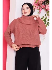  Dusty Rose Knit Sweaters