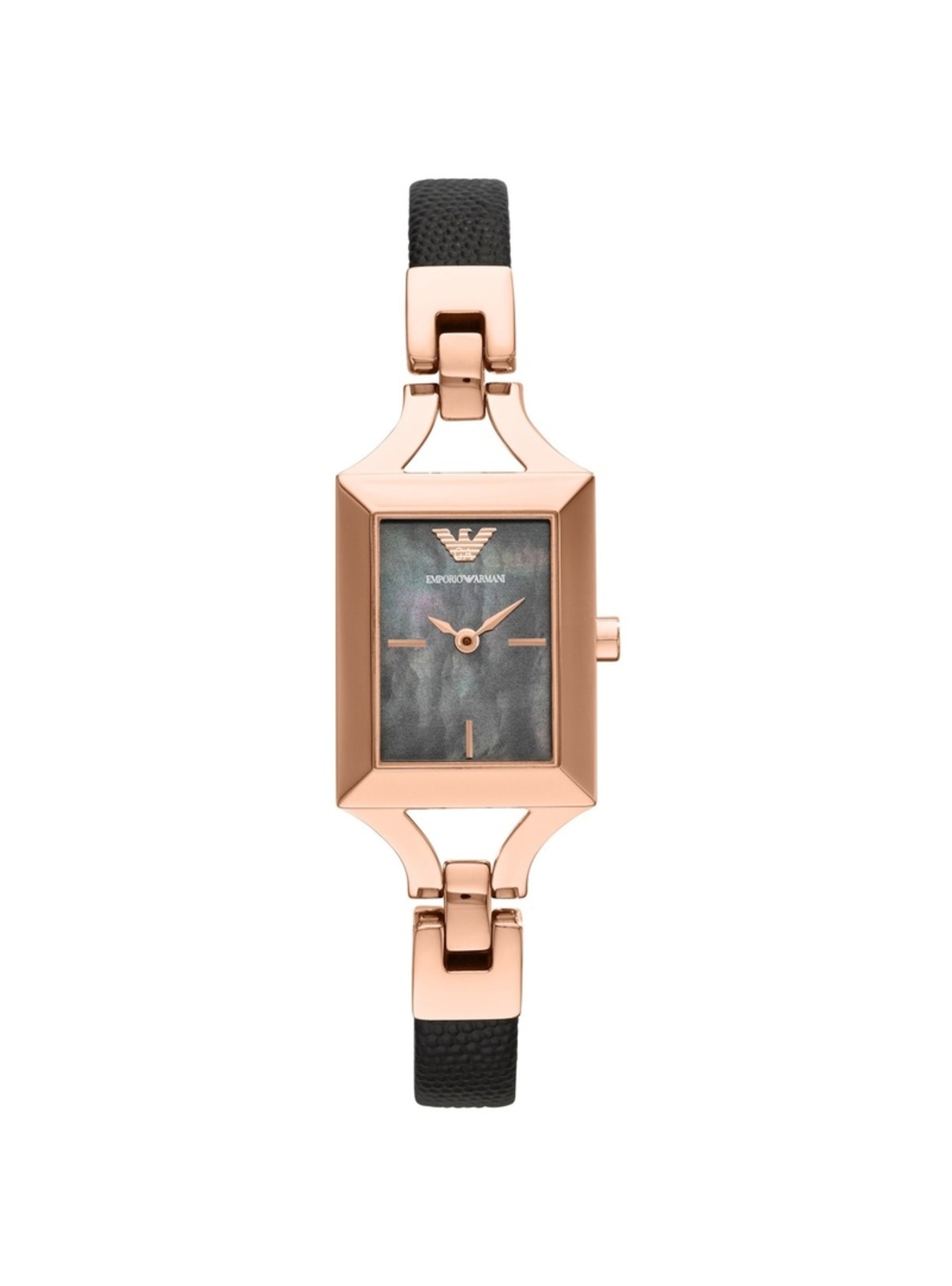 Montre armani noir hot sale