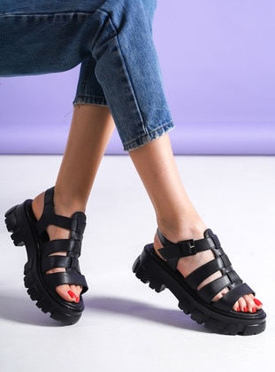 Black - Sandal - Sandal - Shoescloud