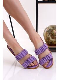 100gr - Purple - Flat Slippers - Slippers