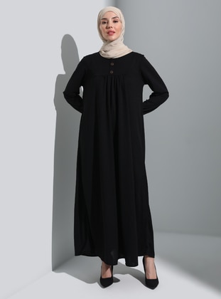 Black - Modest Dress - Ecesun