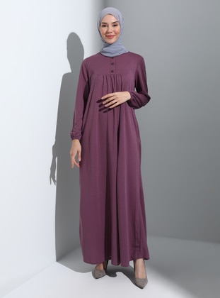 Lilac - Modest Dress - Ecesun