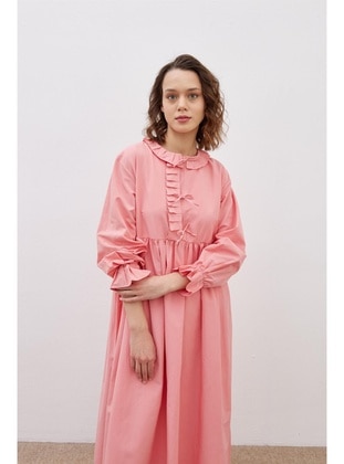Pink - Modest Dress - Fahhar