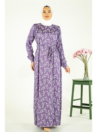 Lilac - Modest Dress - Beyza