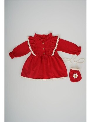Red - Baby Dress - Miniko Kids