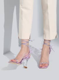 Lilac - High Heel - Evening Shoes