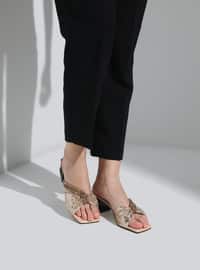 Dore - Heeled Slippers - Slippers