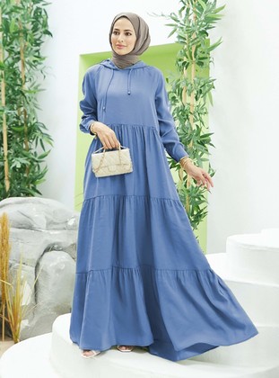 Blue - Modest Dress - Neways