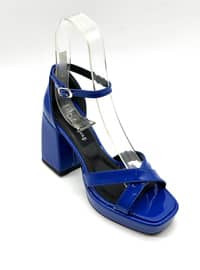 Saxe Blue - High Heel - Evening Shoes