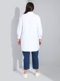 White - Plus Size Tunic