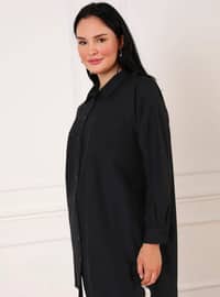 Black - Plus Size Tunic