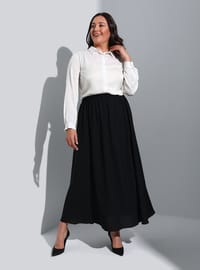 Plus Size Aerobin Skirt Black
