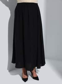 Black - Plus Size Skirt