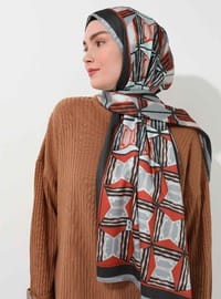 Milena Design Silky Twill Scarf Multicolor Tuva