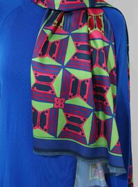 Milena Design Silky Twill Scarf Multicolor Tuva