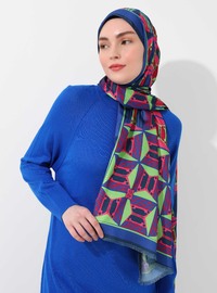 Milena Design Silky Twill Scarf Multicolor Tuva
