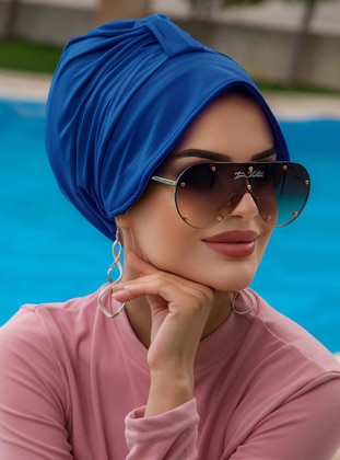 Saxe Blue - Swim Hijab - AİŞE TESETTÜR