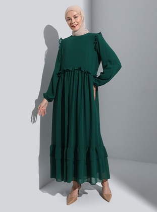 Green Almon - Modest Dress - Benin
