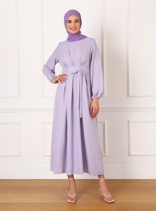 Lilac - Modest Dress - Refka