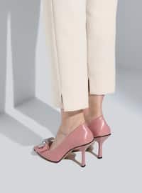 Powder Pink - High Heel - Evening Shoes