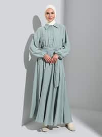 Green Almon - Modest Dress