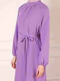 Vintage Purple - Modest Dress