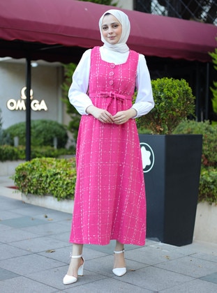 Powder Pink - Modest Dress - ZENANE