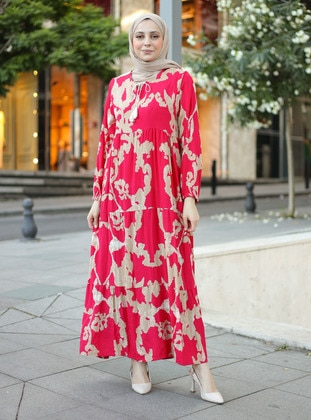 Fuchsia - Modest Dress - ZENANE