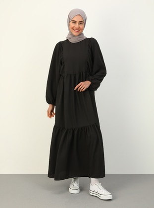 Black - Modest Dress - Benin