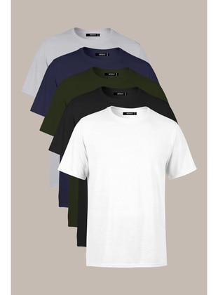 Khaki - 200gr - Boys` T-Shirt - Metalic